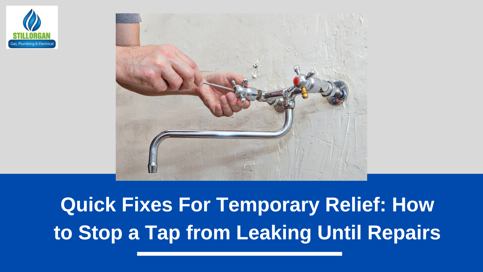 How to Stop a Tap from Leaking Until Repairs